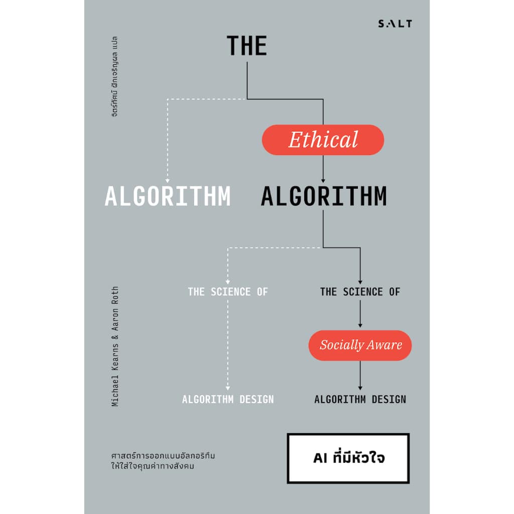 สรุปหนังสือ The Ethical Algorithm AI ที่มีหัวใจ Michael Kearns และ Aaron Roth เขียน จิตร์ทัศน์ ฝักเจริญผล แปล สำนักพิมพ์ SALT